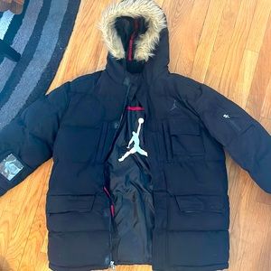XL boys Air Jordan jacket.barely used as he hated to wear jackets .